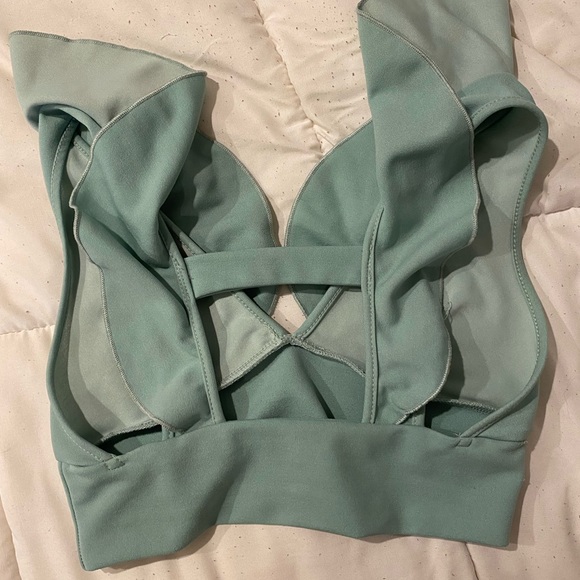 Teal crop top - Picture 4 of 4